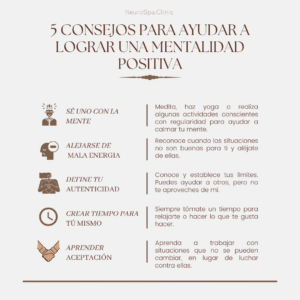 5 consejos para ayudar a lograr una mentalidad positiva