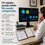Un equipo puede medir. No puede comprender.