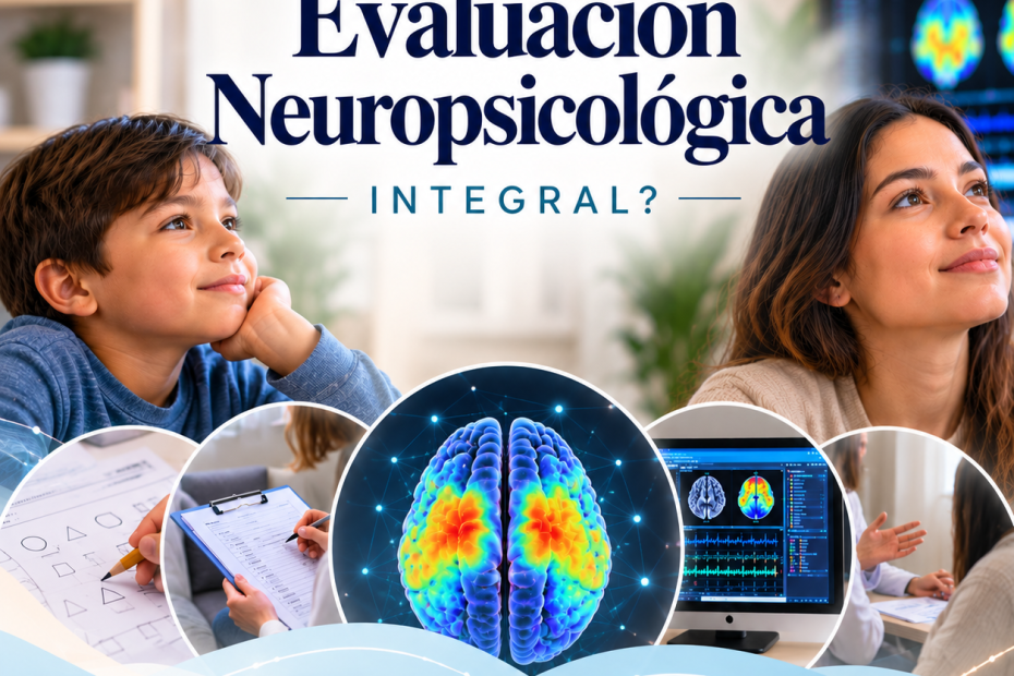 ¿Qué pasa en una evaluación neuropsicológica integral? Proceso de evaluación cognitiva, psicológica y cerebral en NeuroSpa